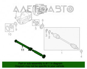 Arborele cardanic spate pentru BMW X5 F15 14-18 N55, 4.4T AWD