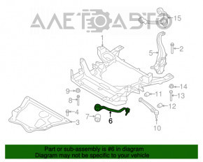 Maneta de schimbare a vitezelor din fata, inferioara, stanga, pentru BMW X5 F15 14-18