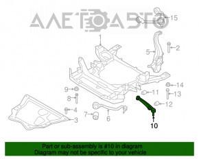 Maneta de schimbare a vitezelor din fata, inferioara, spate, stanga pentru BMW X5 F15 14-18, nou, original OEM