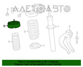 Опора амортизатора передняя правая BMW X5 F15 14-18