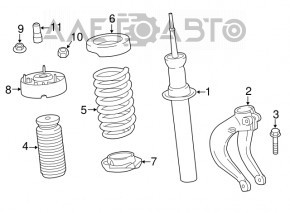 Опора амортизатора передняя правая BMW X5 F15 14-18