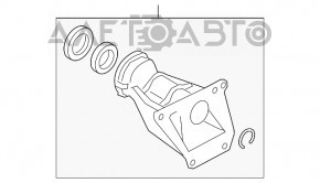 Suportul reductorului frontal BMW X5 F15 14-18 4.4T AWD