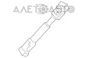 Рулевой карданчик нижний BMW X5 F15 14-18 новый OEM оригинал