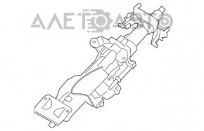 Coloana de direcție BMW X5 F15 14-18 electrică