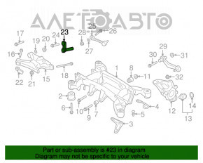 Suportul de sprijin al brațului de control spate dreapta BMW X5 F15 14-18