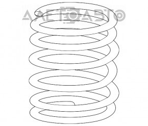 Пружина задняя правая BMW X5 F15 14-18 4.4T