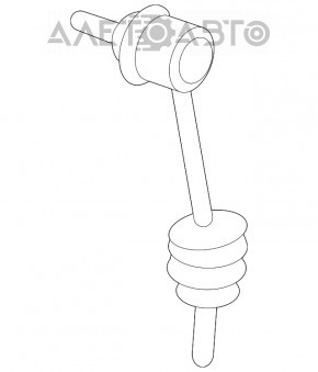 Biela stabilizator spate dreapta BMW X5 F15 14-18 nou original OEM