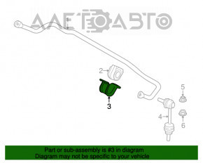 Suport de fixare a stabilizatorului spate dreapta pentru BMW X5 F15 14-18