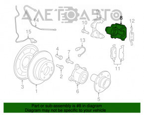 Suport spate dreapta pentru BMW X5 F15 14-18 4.4T AWD