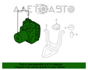 ABS ABS BMW X5 F15 14-18 sub radar