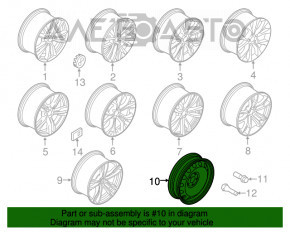 Roata de rezervă BMW X5 F15 14-18 R18 155/90