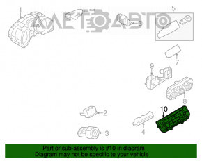 Управление климат-контролем VW CC 08-17 скол