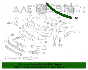 Amplificatorul de bara fata pentru BMW X5 F15 14-18