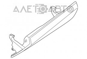 Перчаточный ящик, бардачок BMW X5 F15 14-18 черный