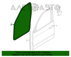 Garnitură ușă față dreapta BMW X5 F15 14-18 nouă originală OEM