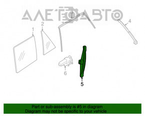 Geam electric cu motor spate dreapta BMW X5 F15 14-18