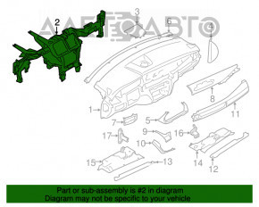 Tubul de subtorpilor pentru BMW X5 F15 14-18