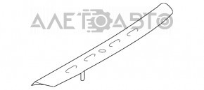 Capac prag dreapta fata BMW X5 F15 14-18, neagra cu insertie cromata.