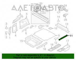 Амортизатор пола багажника BMW X5 F15 14-18