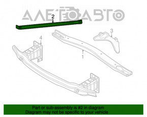 Bara de protecție a farurilor din față stânga pentru BMW X5 F15 14-18