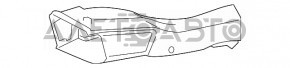 Conducta de aer pentru discul de frână stânga BMW X5 F15 14-18