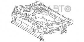 Scaun de pasager pentru BMW X5 F15 14-18 cu airbag, electric + mecanic, Sport