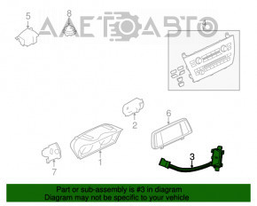 Кнопка включения ночного видения BMW X5 F15 14-18