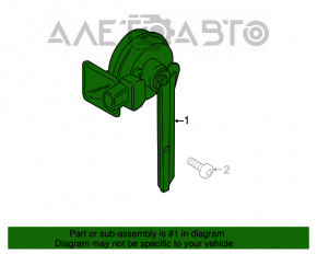 Сигнал high BMW X5 F15 14-18 с кронштейном