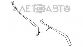 Поводок дворника левый BMW X5 F15 14-18