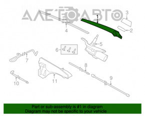 Поводок дворника задний BMW X5 F15 14-18 с заглушкой