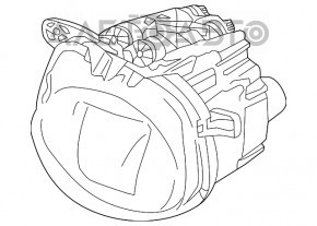 Противотуманная фара птф левая BMW X5 F15 14-18 LED адаптив