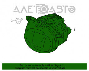 Farul anti-ceață dreapta pentru BMW X5 F15 14-18 LED adaptiv