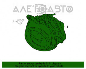 Farul de ceață stânga pentru BMW X5 F15 14-18 LED nou OEM original