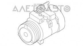 Compresorul de aer condiționat pentru BMW X5 F15 14-18 4.4T