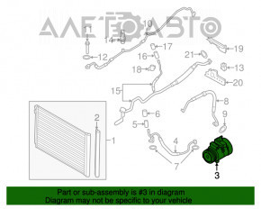 Compresorul de aer condiționat pentru BMW X5 F15 14-18 4.4T