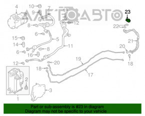 Supapa sistemului de răcire a bateriei BMW 5 G30 17-23 530e hibrid electric