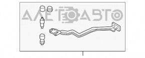 Tubul de aer condiționat, radiatorul de încălzire-condensatorul primului BMW X5 F15 14-18