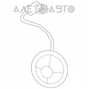 Claxonul ușii din fața dreaptă a BMW X5 F15 14-18 Bang and Olufsen