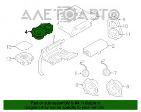 Difuzor torpedo BMW X5 F15 14-18 HiFi