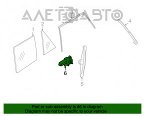 Мотор стеклоподъемника передний правый BMW X5 F15 14-18