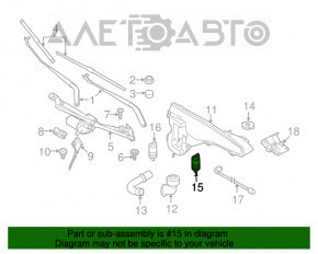 Motorul de spălare a farurilor pentru BMW X5 F15 14-18