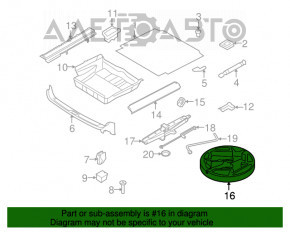 Spumă de polistiren pentru BMW X5 F15 14-18