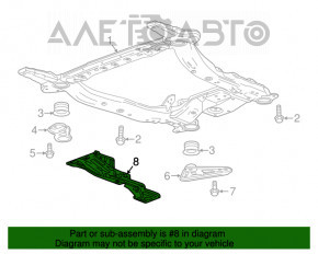 Protecția motorului dreapta pentru Chevrolet Malibu 16-