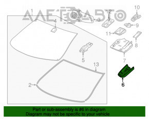 Husa oglinzii interioare pentru Chevrolet Malibu 16- fara camera