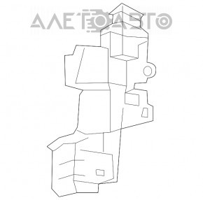 Deflectorul de bara fata dreapta Honda Civic X FC 19-21 2.0