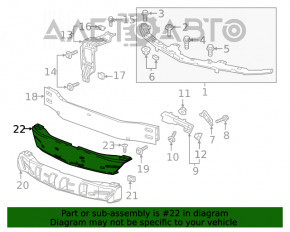Capacul absorbantului de șocuri al bara din față a Chevrolet Malibu 19-21