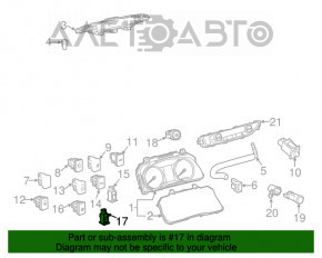 Кнопка PCS OFF Toyota Highlander 14-19