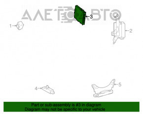 Cheie inteligentă pentru calculatorul Lexus ES300h ES350 13-18