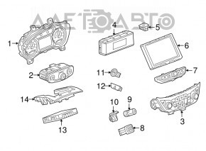 Hub USB AUX GMC Terrain 18-