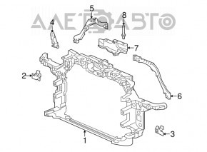 Suport senzor airbag frontal stânga Honda CRV 17-22